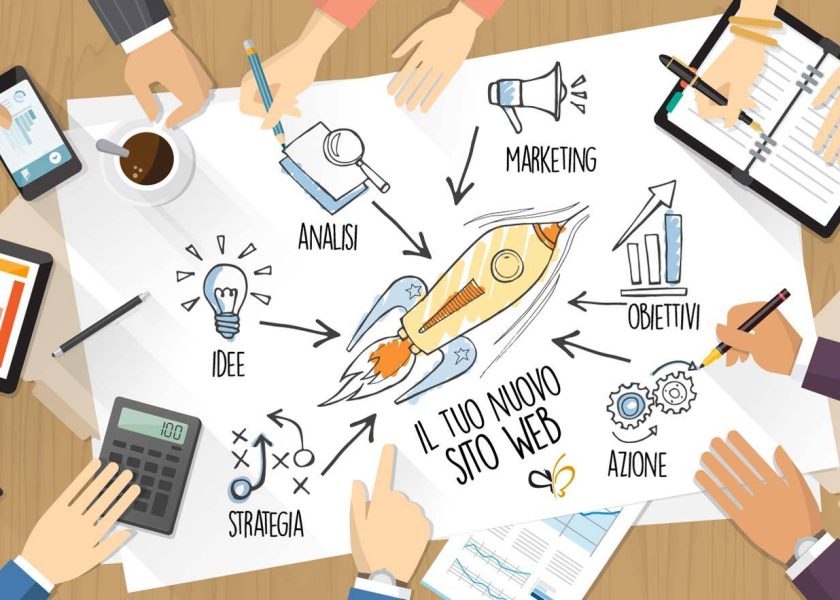 creare un sito web